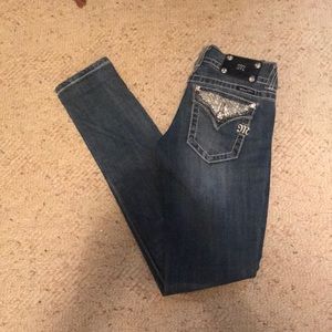 Miss Me Rhinestone Skinny Jeans